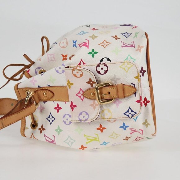 LOUIS VUITTON Monogram Multicolor Petit Noe Bag White M42229 LV Auth 121428AM - Picture 4 of 16